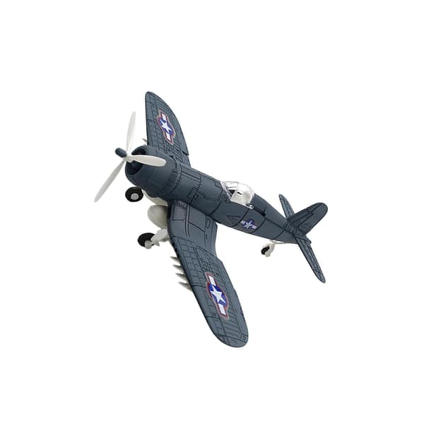 1:48 Fighter Byggesæt Ornament Let at samle DIY Fly Håndværk hvid[D] navy blue