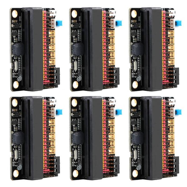 3X -Bit Laajennuskortti IOBIT V2.0 Breakout Adapter Shield summerilla BBC -Bit Lasten Python P[D] black
