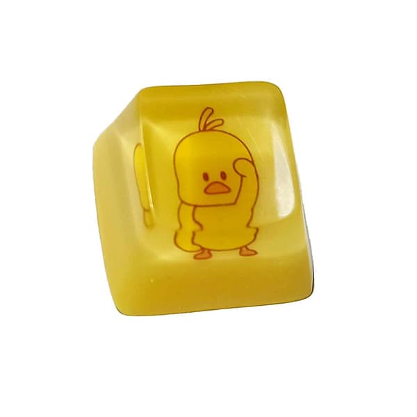 Resin Keycaps High-end Printing Cherry Profile Keycap for Gaming Keyboard DIY[D] A