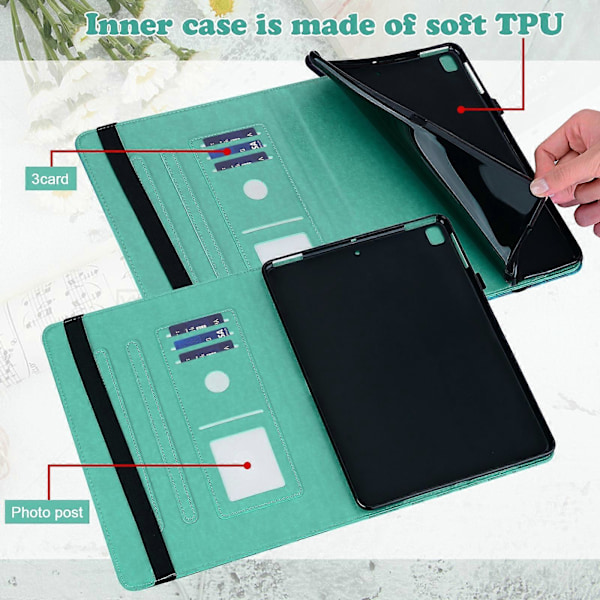 PU Nettbrettveske For Lenovo Tab M11 / Xiaoxin Pad 11 2024[D] Green