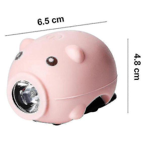 Cykellygter og baglygter med hornfunktion, USB-genopladelig cykel[D]