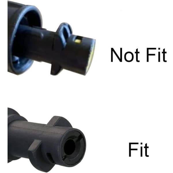 Adapter för högtryckstvättspistol, 1/4'' snabbkoppling - Endast kompatibel med Karcher K2, K3, K4, K5, K6, K7. 0.05