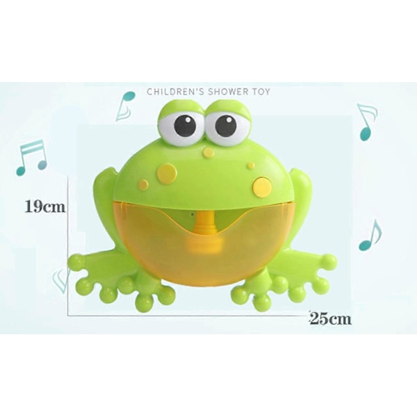 Sett med badeleker for babyer, automatisk froskeboblespreder badeleker for barn