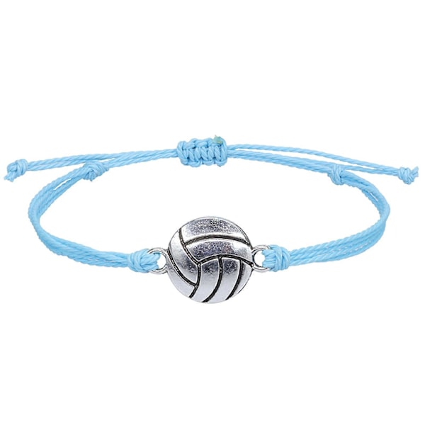 Basketarmband Justerbart Basketdekor Flätat Reparmband Unisex[D] 2