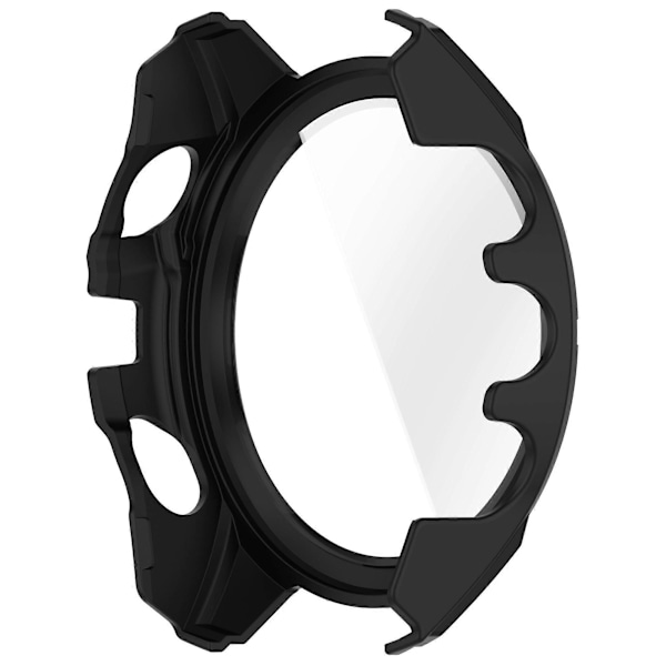 Urkasse i PC-ramme for Garmin Fenix 8 51 mm klokke med herdet glass skjermbeskytter