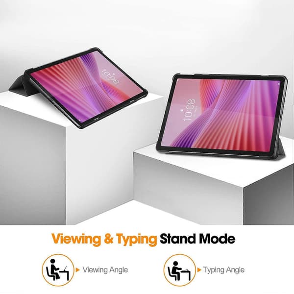 For Lenovo Tab TB311FU Deksel Anti-Fall Lær Stativ Tablet Cover[D] Multicolor Grey