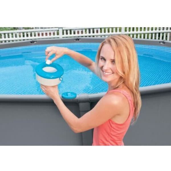 Kompatibel med den store INTEX 29041 dispenser til 17,8 x 9,2 x 20,3 cm pools (D)