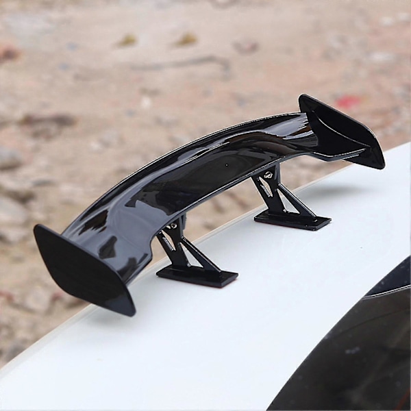 Universal Bil Bakre Vinge Racing Spoiler Lättviktig Abs Bakre Vinge För Biltillbehör