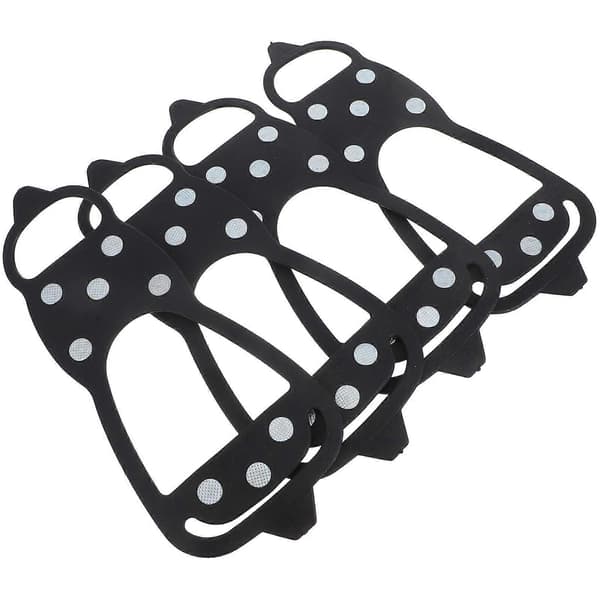 Klätterutrustning 2st Ispiggar Skobroddar för Utomhusgrepp[D] Black 26X11.00X0.7CM