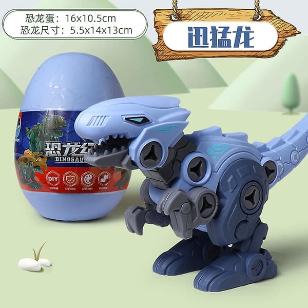 DIY Demontering Montering Dinosaurieleksaksset Skruv Mutter Kombination Montering Dinosauriemodell Pedagogisk Leksak[D] Random Color Centrosaurus