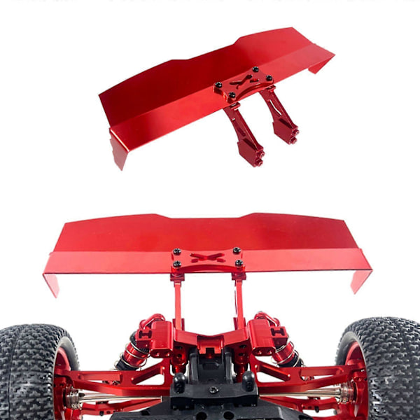 RC Biltillbehör Metall Bakre Vinge För MJX Hyper Go 16207 H16PL Bakspoiler Vinge[D] Violet