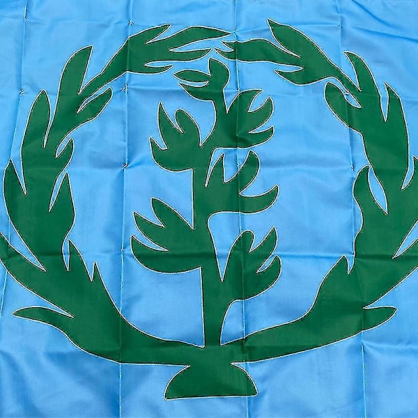 Aerlxemrbrae Lippu 90*150cm Eritrean historiallinen lippu 1952-1961 Eritrean kansallisliput ja -bannerit sisustukseen[D]