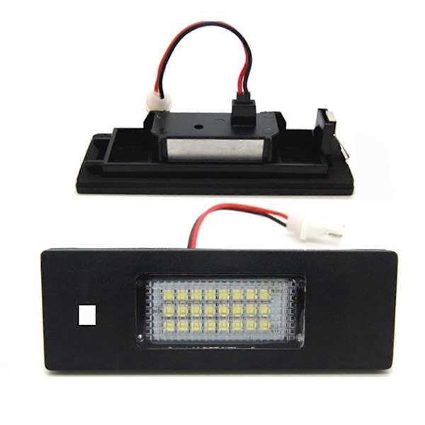Til - 1 6 Z-serie E81 E87 E63 E64 Z4 Mini LED Ingen Fejl Nummerpladelys 63267165735 6326 Black