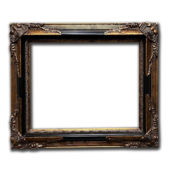 20x25 cm eller 8x10 tommer, sort fotoram