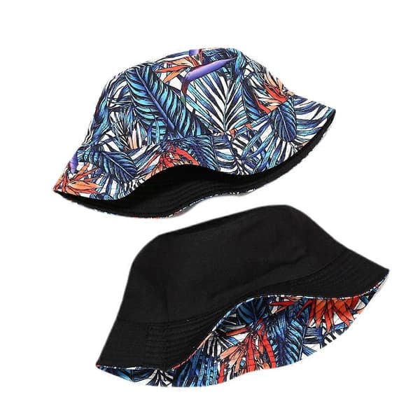 Søde Bucket Hat Strand Fiskerhatte til Kvinder, Vendbar Dobbeltsidet Unisex (HATL032)[D]