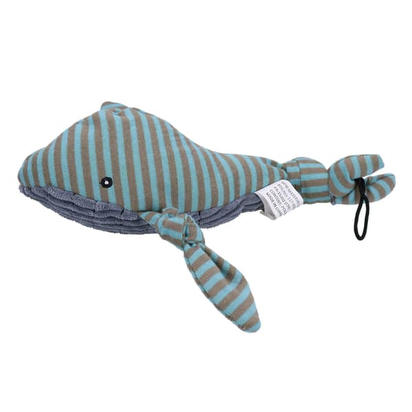 Lille Hval Knottie Plys Holdbart Pivelegetøj til Hundehvalpe 7x8x24cm[D]