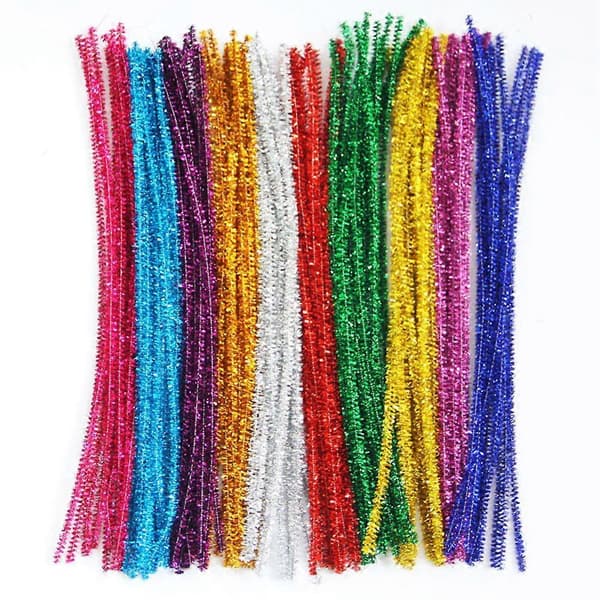 200 stk. DIY Glitterpinde Glitterpinde Julepinde DIY Julepind (Orange)[D]