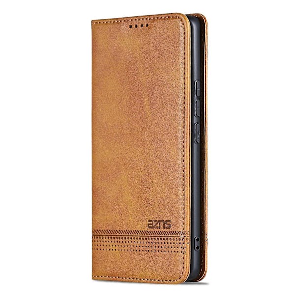 PU-fodral med kalvtextur för OPPO Reno13[D] Light brown