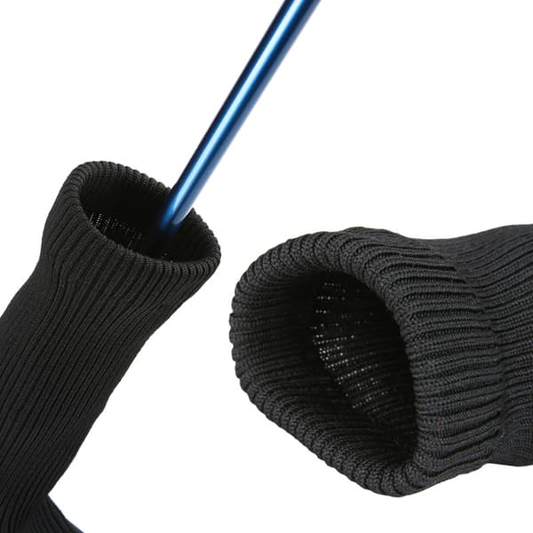 Golfmailan suoja 1,3 m 5-puu musta[D]