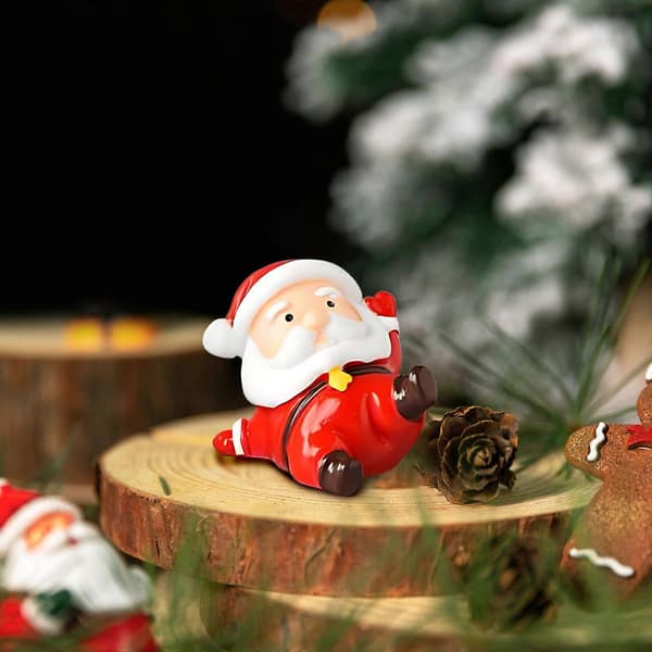 Leksaker Glad Jul Jultomte Snögubbe Sött Par Snö Ornament Leksaker B[D] E
