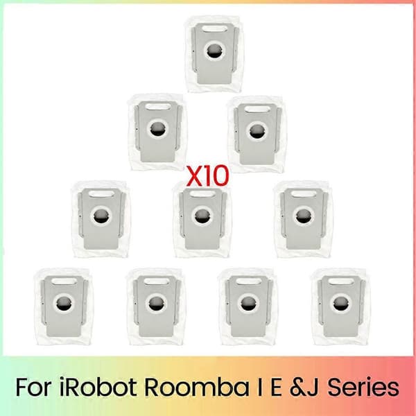 Dammpåse för IRobot Roomba I3 I3+ I7 I7+ I4 I6 I6+I8 I8+/Plus E5 E6 E7 J7 I,E &J-serien Dammsugardelar 10ST[D] As Shown