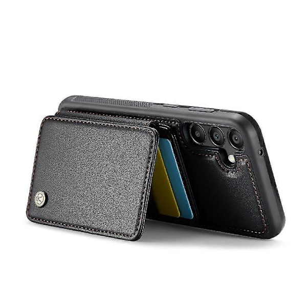 Etui til Samsung Galaxy A55 5G GANGXUN Telefon COVER Aftagelig Tegnebog RFID Blokering 2 i 1 Funktionalitet Stativfunktion Magnetisk Black