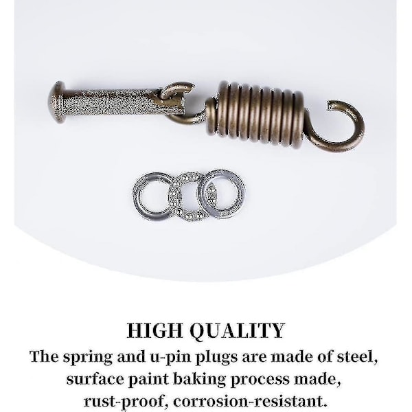 Hammock Chair Ultimate Hanging Kit - Egg Hammock Chair Spring Pin Plug Hardware- 500lb Hammock Chair Hanging Kit ZRO-AV