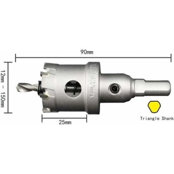 Hulsav, industriel kvalitet TCT hårdmetal hulsav til rustfrit stål, 75 mm 0.05