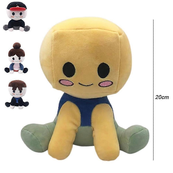 Blox Buddies Sød Plyslegetøj Bacon Buddy Plushie Til Fans Og Venner Fyldt Dukke Gave Noob Buddy B