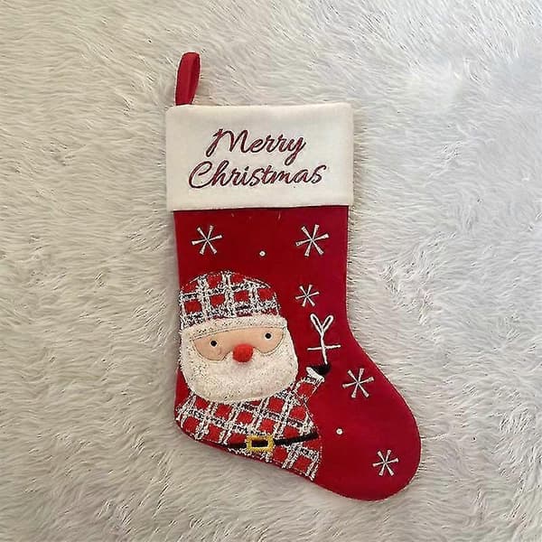 Julklappsidé med snögubbe tecknad dekoration[D] Red snowman 2