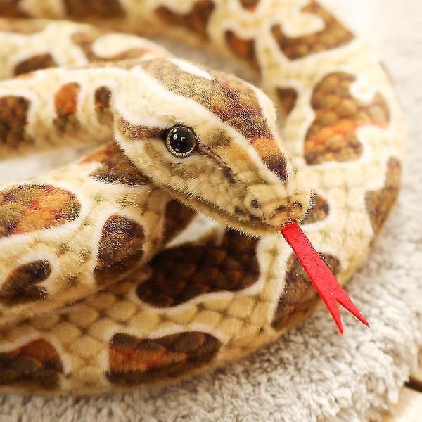 Jätte Python Plyschdjur Leksak[D] brown