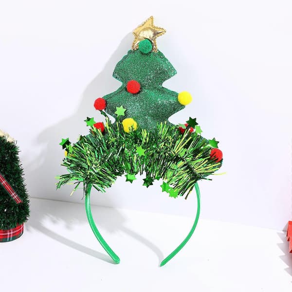 Gjenbrukbart Julehodeplagg Juletreformede Hodebånd Hårtilbehør For Familiebilder Temafester[D] B