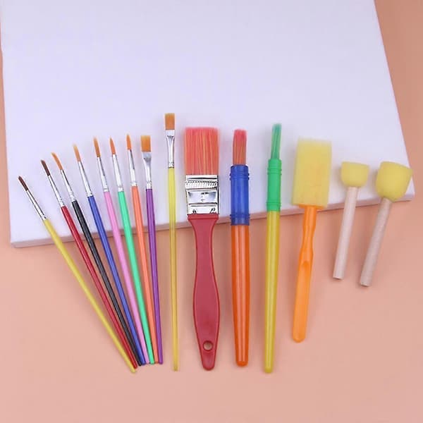 Nylonhår DIY Svamp Graffiti Segl Miniature Detaljering Dyrk Interesse[D]