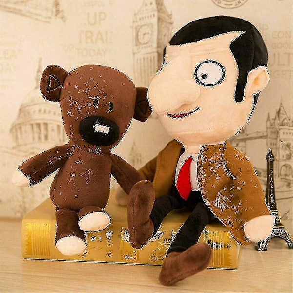 30cm Mr Bean Teddybjørn Plys Legetøj Blød Fyldt Dyr Børns Fødselsdagsgave