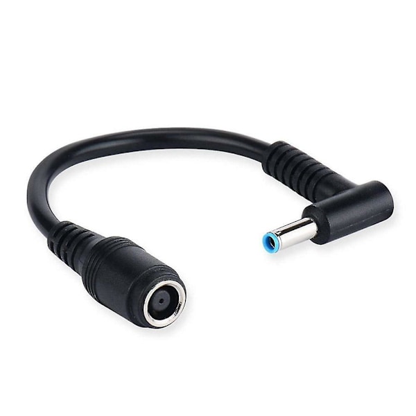 1 stk 7,4 mm til 4,5 mm DC Strømoplader Konverter Adapterkabel til HP Dell