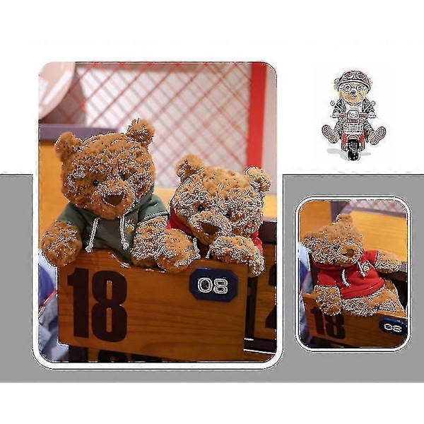 Søt Teddybjørn Brian Teddy Myk Søt Stygg Barcelo Bjørn Dukke