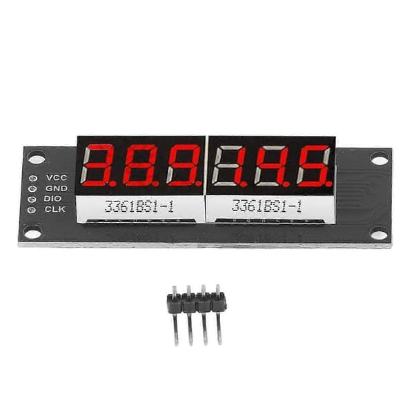 6-cifret rør LED segmentdisplay TM1637 driver digitalt optoelektronisk modul rød 0,36in[D]