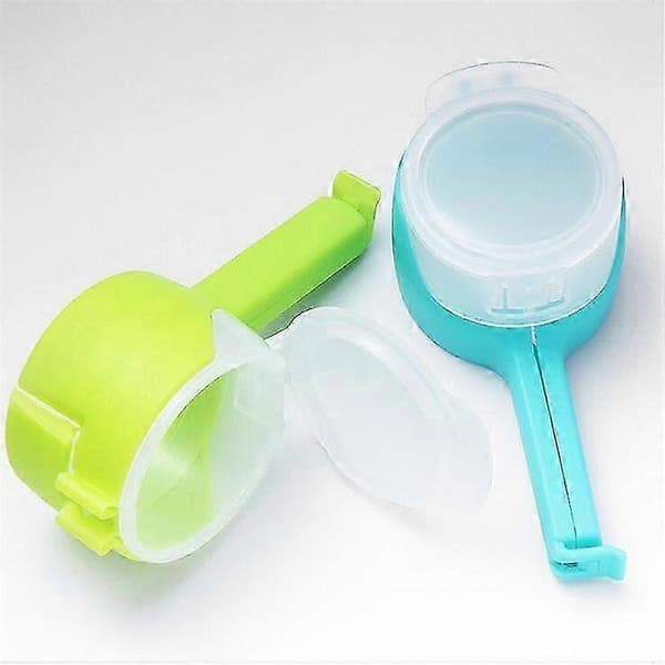2-delt sæt med forseglingsclips, køkkenclips, poseclips, snackdispensere, friskhedsclips, poseclips, forseglingsclips, clips lukning, poseclips[D]