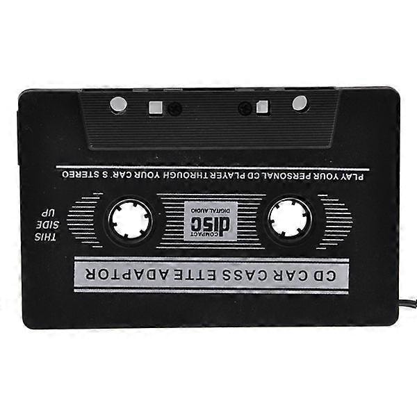 Billadapter til MP3 med kassettebåndsform Black