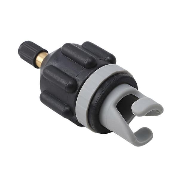Pumpventiladapter Uppblåsbar Båt Pumpadapter Luftpumpomvandlare Luftventilfäste (2 st, svart+orange)[D]