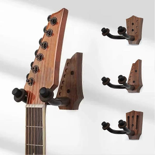 Gitarrväggfäste med flera stilar, halkfri instrumenthållare för klassisk gitarr Headstoc[D] As Shown