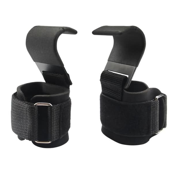 Träningshandskar för tyngdlyftning för 2 x hantlar - 1 par[D] D Hook 38cm