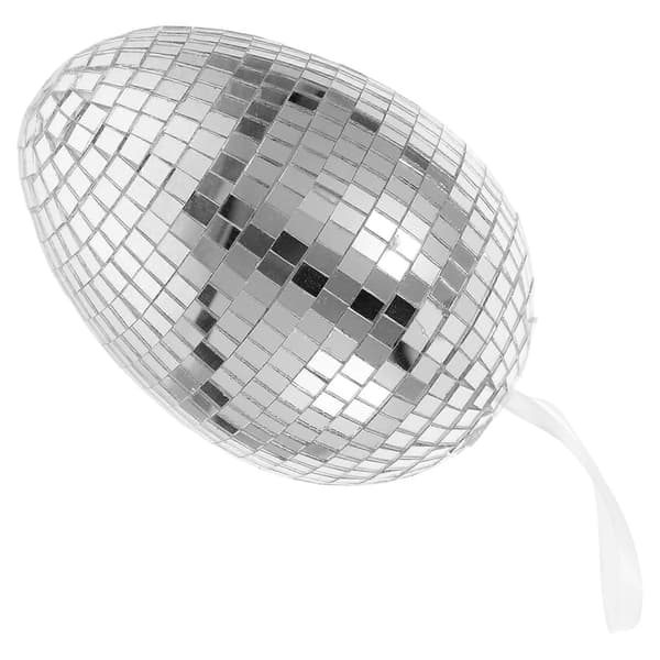 Disco Speilkule Hengende Dekorasjon Liten Sølv Påskeegg Party[D]