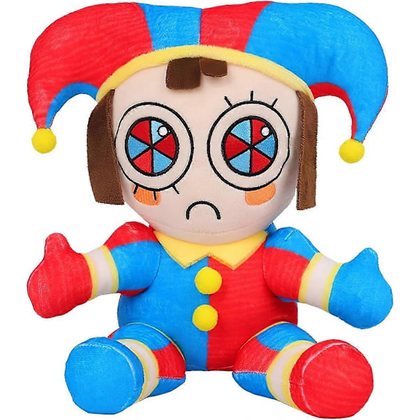 The Amazing Digital Circus Plush, 11,2\" Digital Circus Plush Toys, Pomni og Jax Stoffdyr Plushie Dukke Gave til Barn & Fans (Pomni)