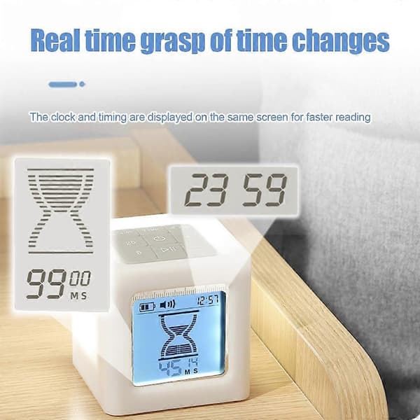 Cube LED Timer Køkken Madlavning Læring Timeglas Timer Glødende Natlys Nedtælling Arbejde Træning Tidsstyring Ur[D]