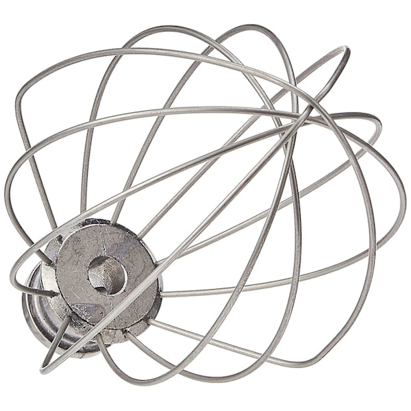 2-pack ersättningsvispar i rostfritt stål för KitchenAid 5QT 5K5SS 5KPM5-blandare, passar 5-liters lyftmaskiner silver