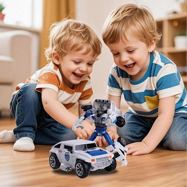 Børnelegetøj Transformerende Robot Model Legering Deformeret Legetøj Passer Kombinationsrobot[D] Light