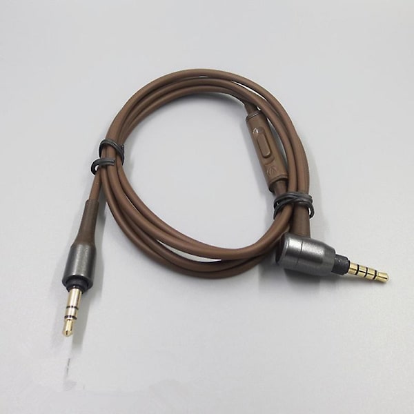 3,5 mm hodetelefonkabel med mikrofon for ATH-MSR7 erstatningslydkabel 1,2 m