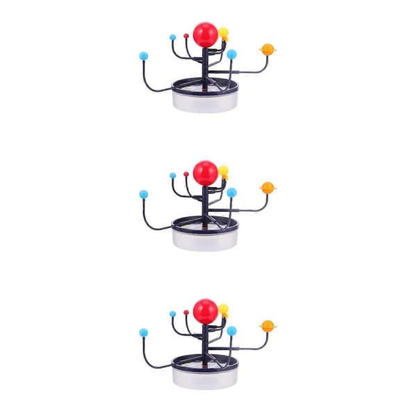 Planetsystem Planetmodell Vitenskap Leker for Barn Utdanning 3 stk Pakke[D]