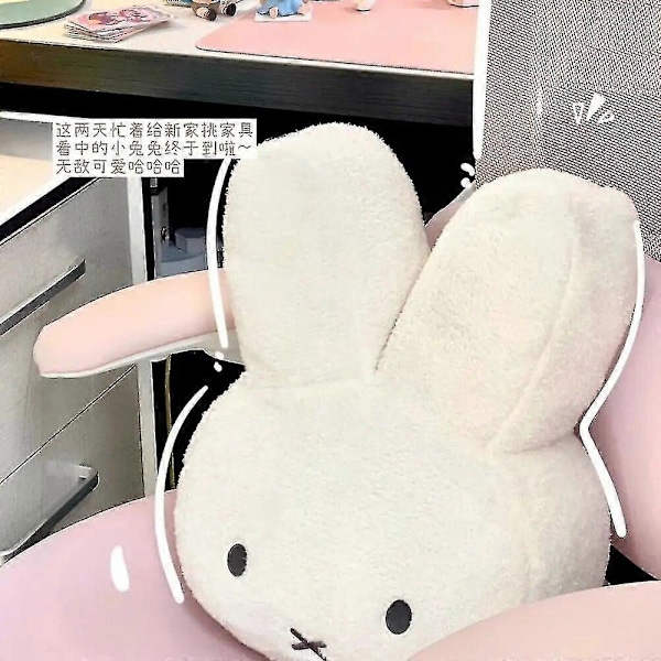 Plushdjur Söt Miffy Kreativ Mjuk Dock Cartoon Sovrumsdekoration Prydnader Födelsedagspresent